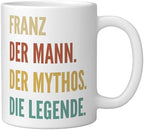 Funny German First Name Design - Franz Ceramic Mug, White