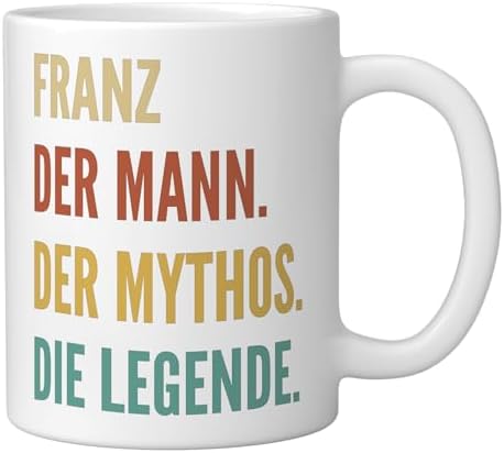 Funny German First Name Design - Franz Ceramic Mug, White
