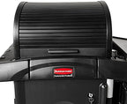 Rubbermaid Commercial Products Executive Series Preassembled Locking Security Hood, Black, Utility Cart Accessories, Compatible with Cleaning Carts