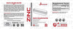 Zinc Supplement by Metabolic Nutrition, 75mg, 90 Zinc Capsules, Supports Immune System Function w/Zinc Oxide