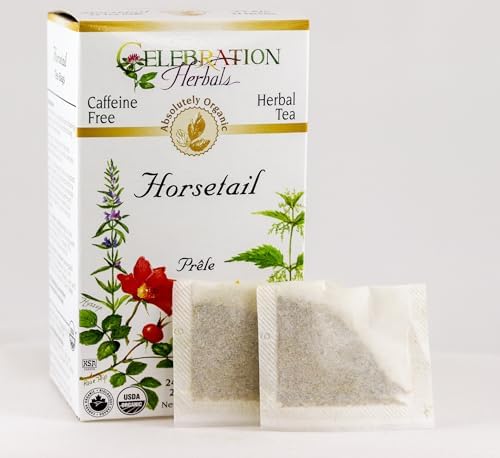 CELEBRATION HERBALS Horsetail Tea Organic 24 Bag, 1.16 0z