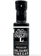 Greek Balsamic Vinegar - Organic - NonGMO - Gluten Free - Paleo - Gourmet - Thick - Rich - No Added Sugars - Classic Barrel Aged Balsamic Vinegar