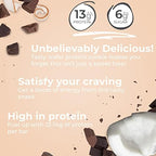 Power Crunch Protein Wafer Bars, High Protein Snacks with Delicious Taste, Chocolate Coconut, 1.4 Ounce (12 Count)