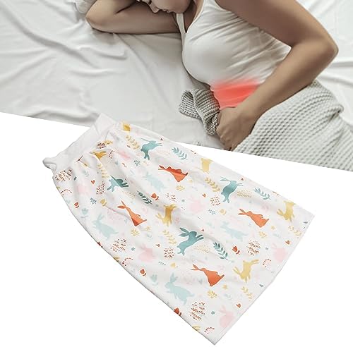 Adult Diaper Skirt,Wearable Incontinence Bed Pad,Washable Leakproof Pad with Highly Absorbency,Use for Menstrual Period,Bedwetting (L)