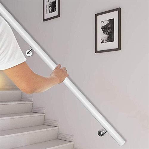 50-150cm Wooden Handrails, White Wood Non-Slip Stair Railing Elderly Against The Wall Support Bar for Home Kindergarten Corridor (Size : 60cm(23.6in))