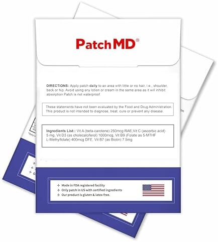 PatchMD Biotin Plus - Topical Patches - 30 Days Supply