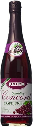 KEDEM Juice SPRKL Concord, 25.4 FO, PK- 12