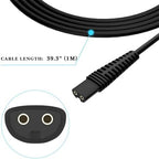 Linkidea 5V Shaver Charger Cord Compatible with Braun Series 1, 3, 5, 7, 9, Replacement USB Adapter Cable, Electric Razor Data Cable (Black)