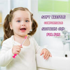 50 pcs Kids Manual Toothbrush Individually Wrapped,Children Toothbrush with Suction Cup Soft Bristles for Age 2+ Boys Girls Toothbrushes