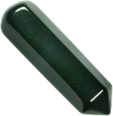 Green Goldstone Crystal Massage Wand ~70mm