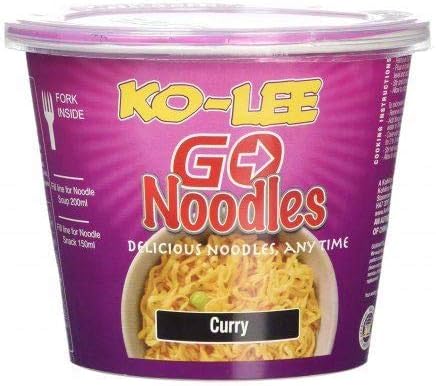 Ko-Lee Go Cup Noodles Curry - 65g - Pack of 6