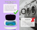 Portable Electric Foldable Mini Washing Machine 16L – Touch Digital Control for Baby Clothes, Underwear, Camping, RV – Spin Function – Purple