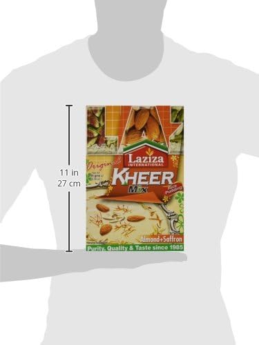 Laziza Kheer Mix Almond+saffron (rice Pudding), 155-Gram Boxes (Pack of 6)