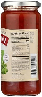 Lucini Organic Rustic Tomato Basil Pasta Sauce, 16.5 Oz