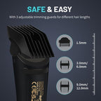 PRITECH Manscape Body Hair Trimmer - Waterproof Pubic Hair Ball Trimmer, Ceramic Blade Shavers Electric Razors for Men with USB-C Charging, Wet/Dry Use, Nick-Free Mens Grooming Kits, Gifts for Men