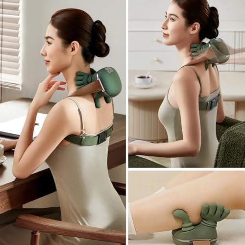 Neck Massager with Heat for Pain Relief deep Tissue,Shoulder & Back Massager,masajeador de espalda y Cuello shiatsu Neck and Back Massager 2026 (Upgraded Version)