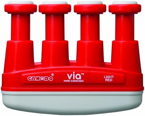 CanDo 10-0736 Red VIA Hand Exerciser, 2 lbs Resistance