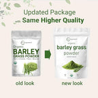 Organic Barley Grass Powder, 16 Ounces | US Grown | Rich in Vitamins, Minerals, Fibers, & Antioxidants | Superfood Greens Mix for Immune Health and Digestion Support | Non-GMO
