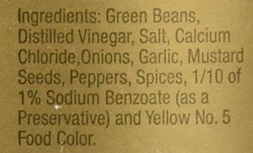Cajun Chef Louisiana Spicy Green Beans - 32 oz (Pack of 1) - Bold Cajun Flavor - Perfect for Hors d'Ouevres, Cocktail Parties, as a Salad Garnish, Bloody Marys and More - Versatile and Delicious