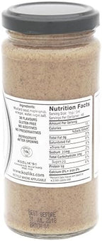 Kozliks Amazing Maple Sweet Brown Yellow Dijon Natural Gluten Free Non-GMO Mustard, 8.5oz Jar …