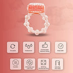 Screaming O Vibrating Ring – Disposable Penis Ring for Couples – Body‑Safe Silicone, Single‑Use Vibrator for Clitoral & Erection Pleasure – Water‑Based Lube Friendly