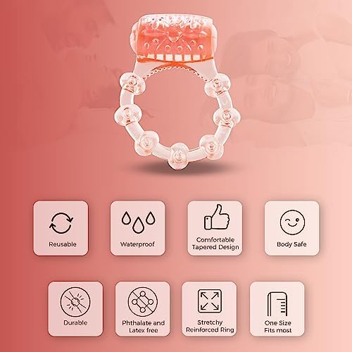 Screaming O Vibrating Ring – Disposable Penis Ring for Couples – Body‑Safe Silicone, Single‑Use Vibrator for Clitoral & Erection Pleasure – Water‑Based Lube Friendly