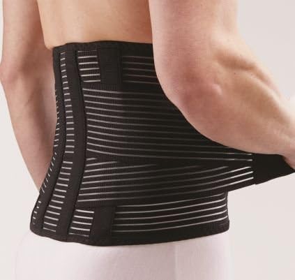 GIBAUD Dual Tightening Lumbar Support Belt, 10" H