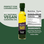 Benissimo Balsamic Garlic Herb Infused Oil & Vinegar Blend, All Natural Gourmet Blend with Bold Balsamic, Roasted Garlic, and Hand-Selected Herbs, Ideal for Drizzling, 8.1 fl oz