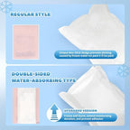50 Pcs Reusable Ice Packs for Coolers (3.7''x4.9'') - Upgraded Explosion-Proof & Leakproof Gel Freezer Packs for Lunch Boxes, Shipping, Camping, Beach & Fishing | Keep Food/Drinks Fresh