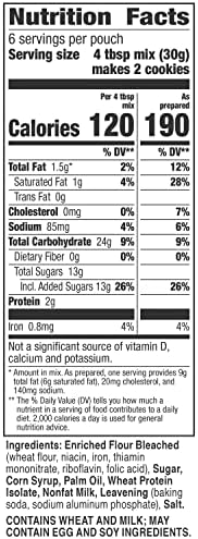 Betty Crocker Sugar Cookie Mix, Makes twelve (12) 2-inch Cookies, 6.25 oz. (Pack of 9)