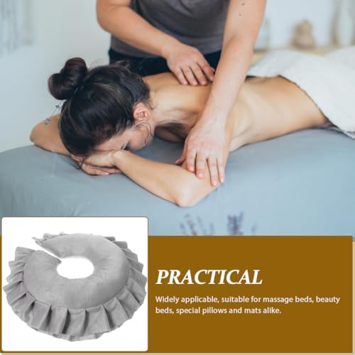 Beavorty U Shaped Face Massage Pillow Cushion Massage Table Spa Salon Relaxation Headrest Neck Support Skin Care
