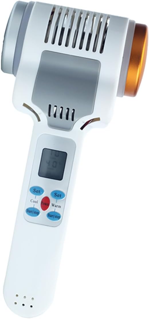 Hot and Cold Face Massager, Double Heads Hammer Vibration Massage Instrument, SPA Anti-Wrinkle Skin Tighten Lifting Massage Machine