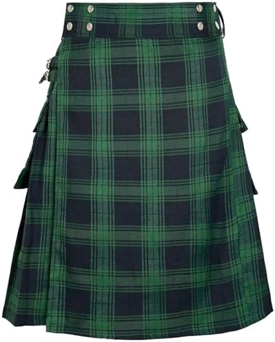 Kilt for Men Traditional Highland Tartan Utility Kilt Scottish Mens Kilt