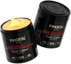 Immortal NYC Infuse Mega Fixation Hair Styling Gel 500ml - Ultimate Control, Extreme Volume, Long-Lasting Hold with Argan Oil (500 mL, Gold Edition)