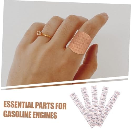 50pcs Breathable Fingertip Bandage Gauze Tape Non Stick Pad Bandages for Fingers Toes Small Areas Skin-Friendly Patches
