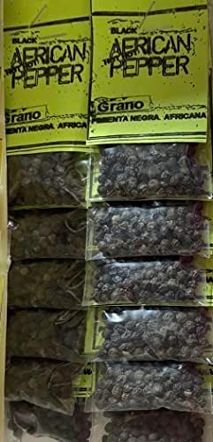 Selim Pepper/ Grains of Selim/ Uda Pepper/ Negro Pepper/ African Spices/ Hwentia 1 pack (60g) Black 2.11 Ounce (Pack of 1)