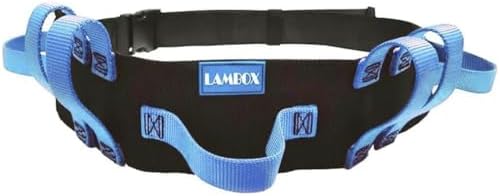 LAMBOX Gait Belt Transfer Walking Belt with Multi Handles- Walking Assist Aid for Elderly, Seniors, Therapy