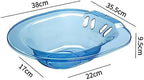 Sitz Bath Basin for Toilet Seat Comfortable Relief for Hemorrhoids for Elderly and Postpartum Care Promotes Faster Healing Easy to Clean and Use and
