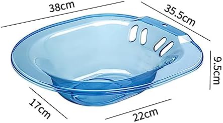 Sitz Bath Basin for Toilet Seat Comfortable Relief for Hemorrhoids for Elderly and Postpartum Care Promotes Faster Healing Easy to Clean and Use and