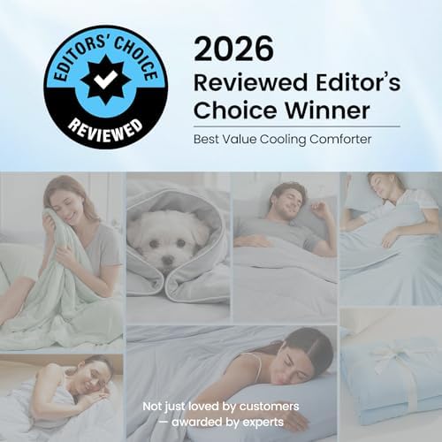 Cozy Bliss Cooling Comforter Queen Size, Cooling Blankets for Hot Sleepers and Night Sweats, Gray Summer Comforter for Queen Size Bed, Breathable Soft Lightweight Silk Smooth