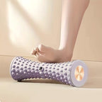 1pc Deep Tissue Massage Roller - Foot Massager - Manual Operation with Speed Control, Medium Firmness - Durable Plastic Construction - Ideal for Yoga & Fitness Enthusiasts