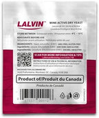 Lalvin D47 Wine Yeast (10 Pack) - Make Wine Cider Mead Kombucha At Home - 5 g Sachets - Saccharomyces cerevisiae - Sold by CAPYBARA Distributors Inc.