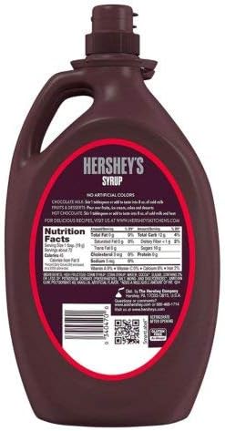 Hershey's Chocolate Syrup Bottle Quarter Module, 48-Ounce (Pack of 4)