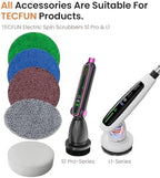 Electric Spin Scrubber Replacement Brush Heads for Cordless Spin Scrubber, 8 Pack Extra Brush Accessories Suitable for TECFUN S1 Pro & L1 Power Scrubber, Cleaning Brush for Tub,Tile,Floor