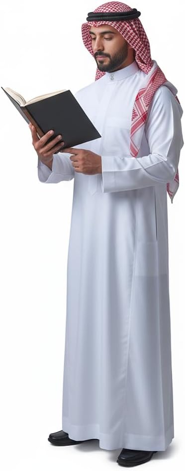 Men's Thobe Muslim Clothes Long Sleeve Middle East Saudi Kaftan Islamic Abaya Dubai Arab Robe