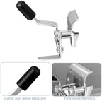 2 Pcs Heavy Duty Wheelchair Brakes Wheel Locks Wheelchair Parts Mount Bolt on Style for 7/8 Inch Tubing Universal Wheel Lock Brake Assembly Medical Transport Chair Brake Side (Silver)