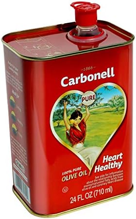 Carbonell - Pure Olive Oil - 24 Fluid Ounces Oz Tin