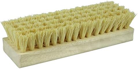 Weiler 44024 8" Block Size, White Tampico Fill, Square Wood Block, Hand Scrub Brush