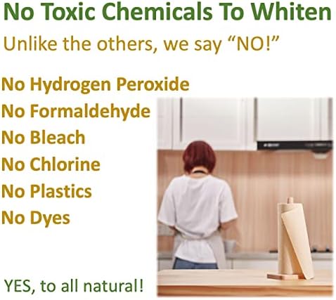 100% Bamboo Paper Towels, Tree-Free, Chemical-Free, Lint-Free, Durable, Absorbent, Select-a-Size 2-Ply, 90 Sheets Per Roll. (PT 6 Rolls)