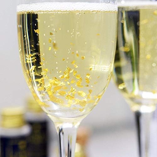 Barnabas Blattgold Gold Leaf for Drinks – Edible Gold Flakes for Food (Drinks) 1 Pack